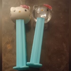 Hello Kitty PEZ Dispenser with Blue Stand